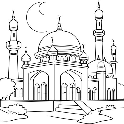 muslim coloring|Free Printable Muslim Praying Coloring Pages ⋆ BelarabyApps.